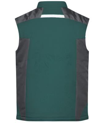 Unisex Craftsmen Softshell Vest - STRONG - Dark-green/black 8166