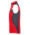 Unisex Craftsmen Softshell Vest - STRONG - Red/black 8166
