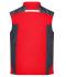 Unisex Craftsmen Softshell Vest - STRONG - Red/black 8166