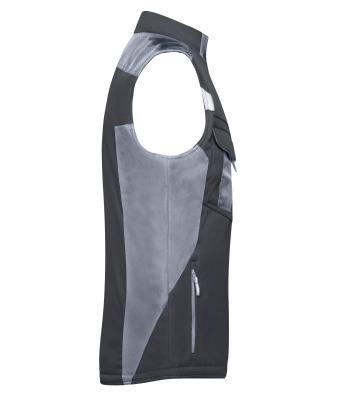 Unisex Craftsmen Softshell Vest - STRONG - Zwart/carbon 8166