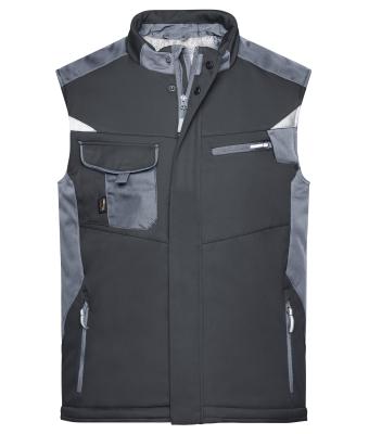 Unisex Craftsmen Softshell Vest - STRONG - Zwart/carbon 8166
