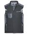 Unisex Craftsmen Softshell Vest - STRONG - Zwart/carbon 8166