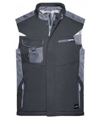 Unisexe Gilet softshell hiver - STRONG - Noir/carbone 8166