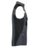 Unisexe Gilet softshell hiver - STRONG - Carbone/noir 8166