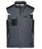 Unisexe Gilet softshell hiver - STRONG - Carbone/noir 8166