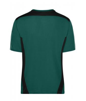 Unisexe T-shirt - STRONG - Vert-foncé/noir 8168