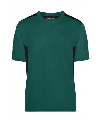 Unisexe T-shirt - STRONG - Vert-foncé/noir 8168