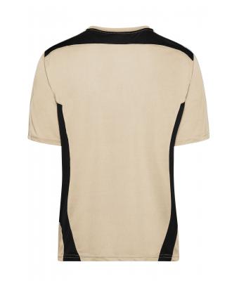 Unisexe T-shirt - STRONG - Pierre/noir 8168