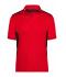Unisex Craftsmen Poloshirt - STRONG - Rood/zwart 8167