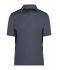Unisex Craftsmen Poloshirt - STRONG - Carbon/zwart 8167