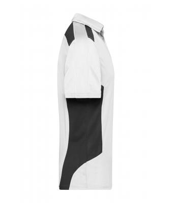Unisex Craftsmen Poloshirt - STRONG - Wit/carbon 8167
