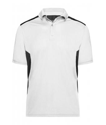 Unisex Craftsmen Poloshirt - STRONG - Wit/carbon 8167
