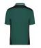 Unisex Craftsmen Poloshirt - STRONG - Donkergroen/zwart 8167