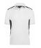 Unisexe Polo - STRONG - Blanc/carbone 8167