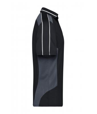 Unisexe Polo - STRONG - Noir/carbone 8167