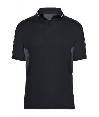 Unisexe Polo - STRONG - Noir/carbone 8167