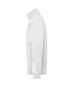 Unisexe Sweat-shirt de travail demi-zip Blanc 8172