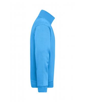 Unisexe Sweat-shirt de travail demi-zip Aqua 8172