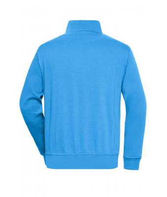 Unisexe Sweat-shirt de travail demi-zip Aqua 8172