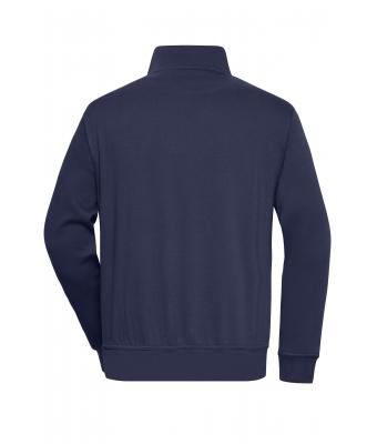 Unisexe Sweat-shirt de travail demi-zip Marine 8172