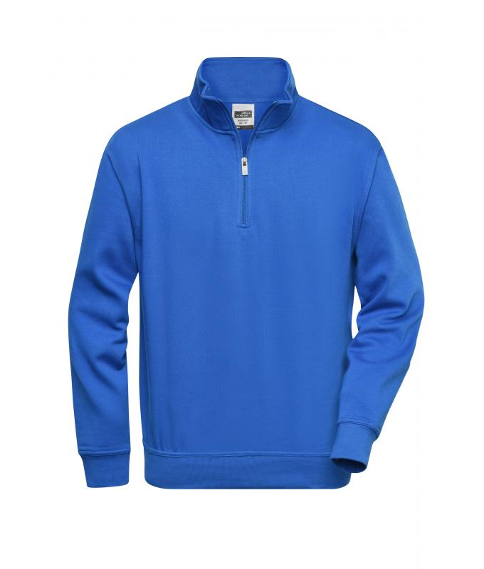 Unisexe Sweat-shirt de travail demi-zip Royal 8172