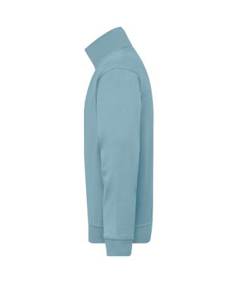 Unisexe Sweat-shirt de travail demi-zip Bleu-acier 8172