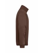 Unisexe Sweat-shirt de travail demi-zip Marron 8172