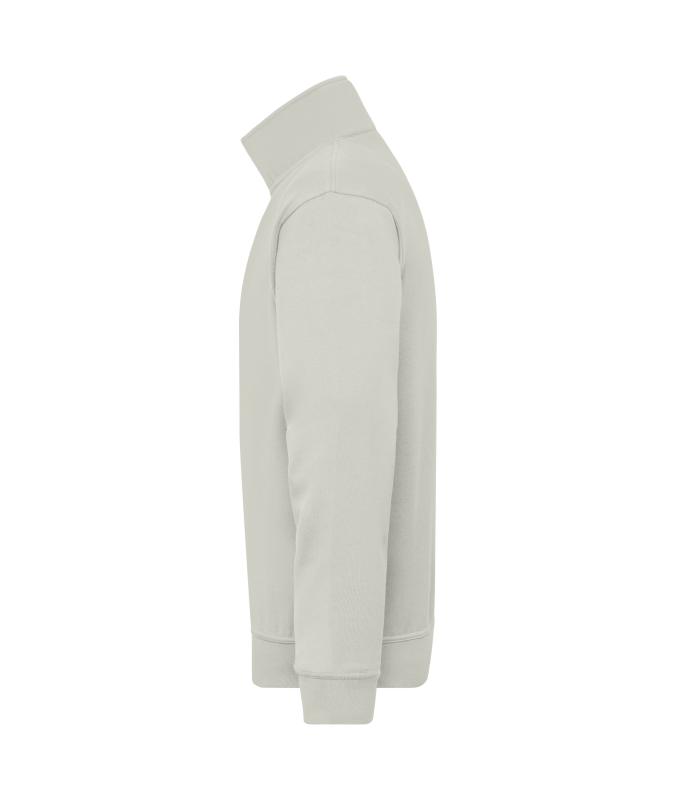 Unisexe Sweat-shirt de travail demi-zip Ciment 8172