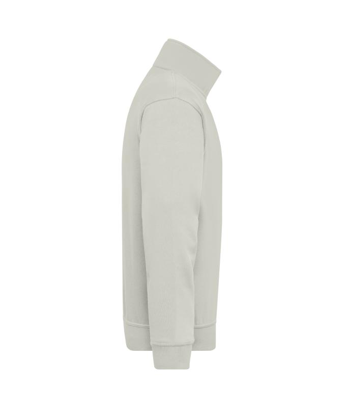Unisexe Sweat-shirt de travail demi-zip Ciment 8172