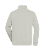 Unisexe Sweat-shirt de travail demi-zip Ciment 8172