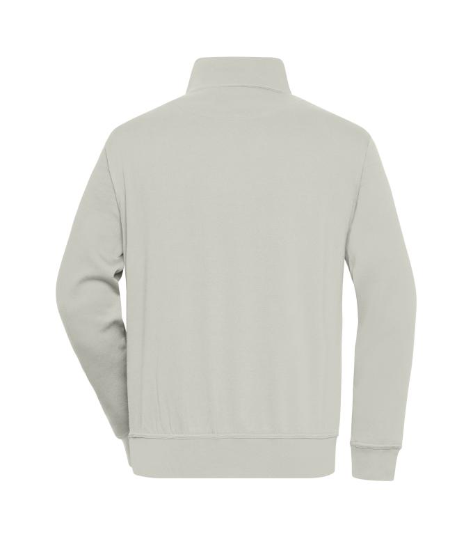 Unisexe Sweat-shirt de travail demi-zip Ciment 8172