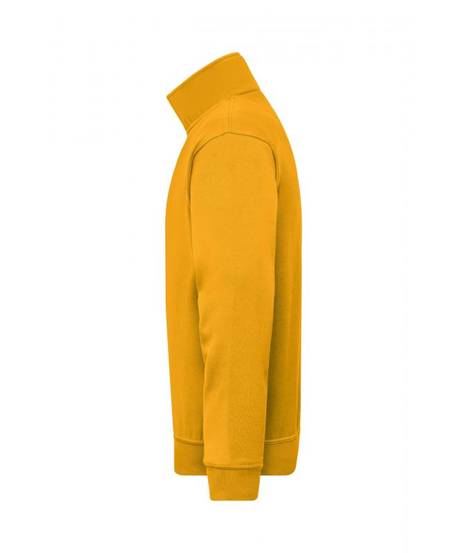 Unisexe Sweat-shirt de travail demi-zip Jaune-d'or 8172