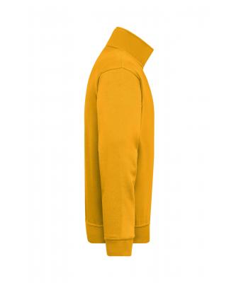 Unisexe Sweat-shirt de travail demi-zip Jaune-d'or 8172