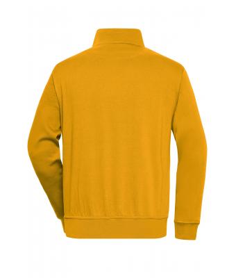 Unisexe Sweat-shirt de travail demi-zip Jaune-d'or 8172