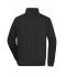 Unisexe Sweat-shirt de travail demi-zip Noir 8172