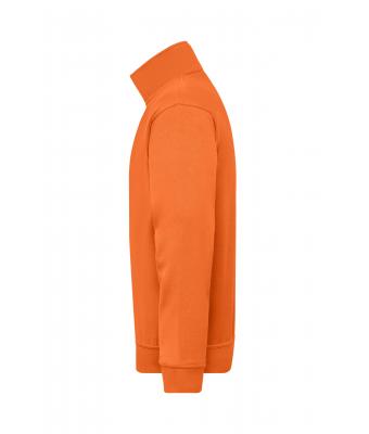 Unisexe Sweat-shirt de travail demi-zip Orange 8172