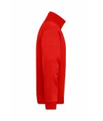Unisexe Sweat-shirt de travail demi-zip Rouge 8172