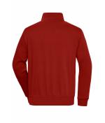 Unisexe Sweat-shirt de travail demi-zip Vin 8172