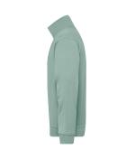 Unisexe Sweat-shirt de travail demi-zip Vert-brumeux 8172