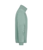 Unisexe Sweat-shirt de travail demi-zip Vert-brumeux 8172