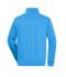 Unisex Workwear Half-Zip Sweat Aqua 8172