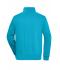 Unisex Workwear Half-Zip Sweat Turquoise 8172
