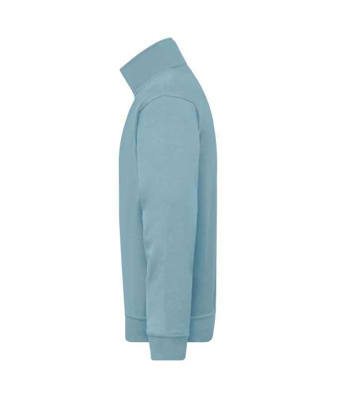 Unisex Workwear Half-Zip Sweat Steel-blue 8172