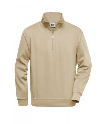 Unisex Workwear Half Zip Sweat Stone Daiber
