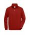 Unisex Workwear Half-Zip Sweat Wijnrood 8172