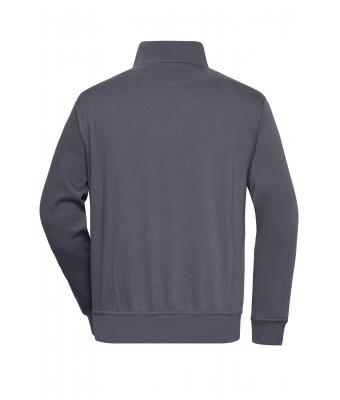 Unisex Workwear Half-Zip Sweat Carbon 8172