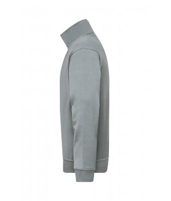 Unisex Workwear Half-Zip Sweat Donkergrijs 8172