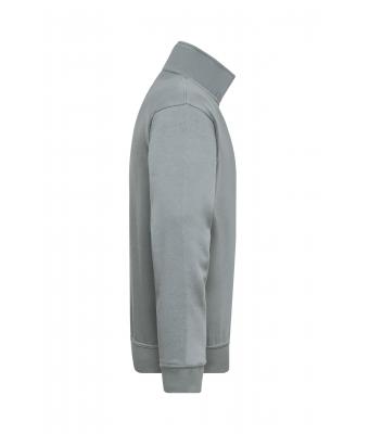 Unisex Workwear Half-Zip Sweat Donkergrijs 8172