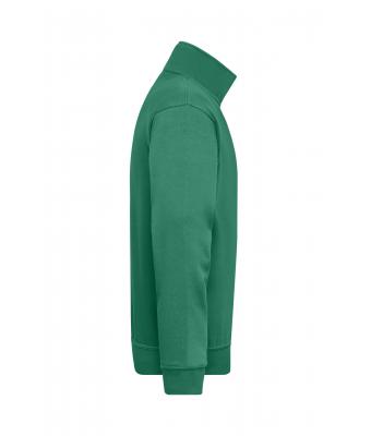 Unisex Workwear Half-Zip Sweat Donkergroen 8172
