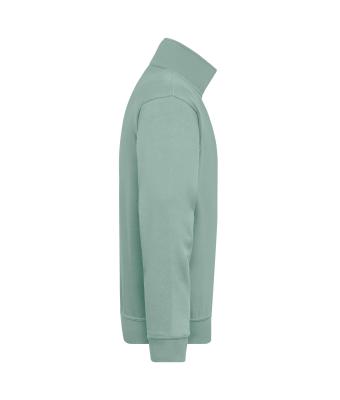 Unisex Workwear Half-Zip Sweat Mistig-groen 8172